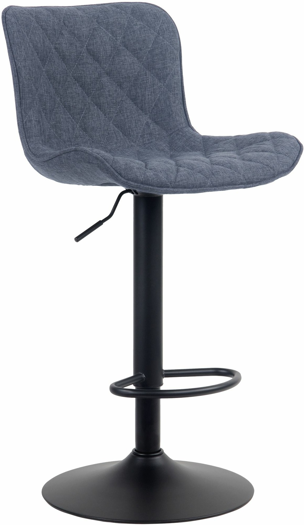 Tabouret de bar emma tissu