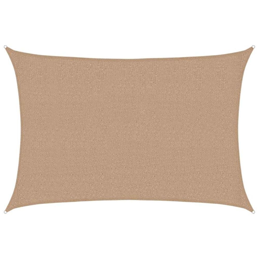 Voile d'ombrage 160 g/m² taupe 2,5x4 m pehd
