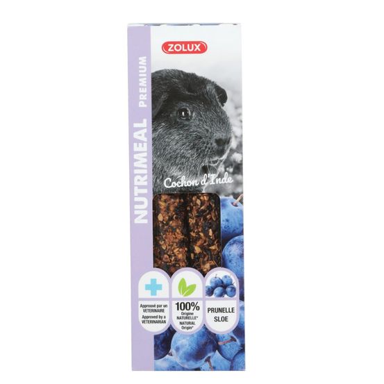 Friandises 2 sticks premium prunelle pour cochon d'inde, pour rongeur