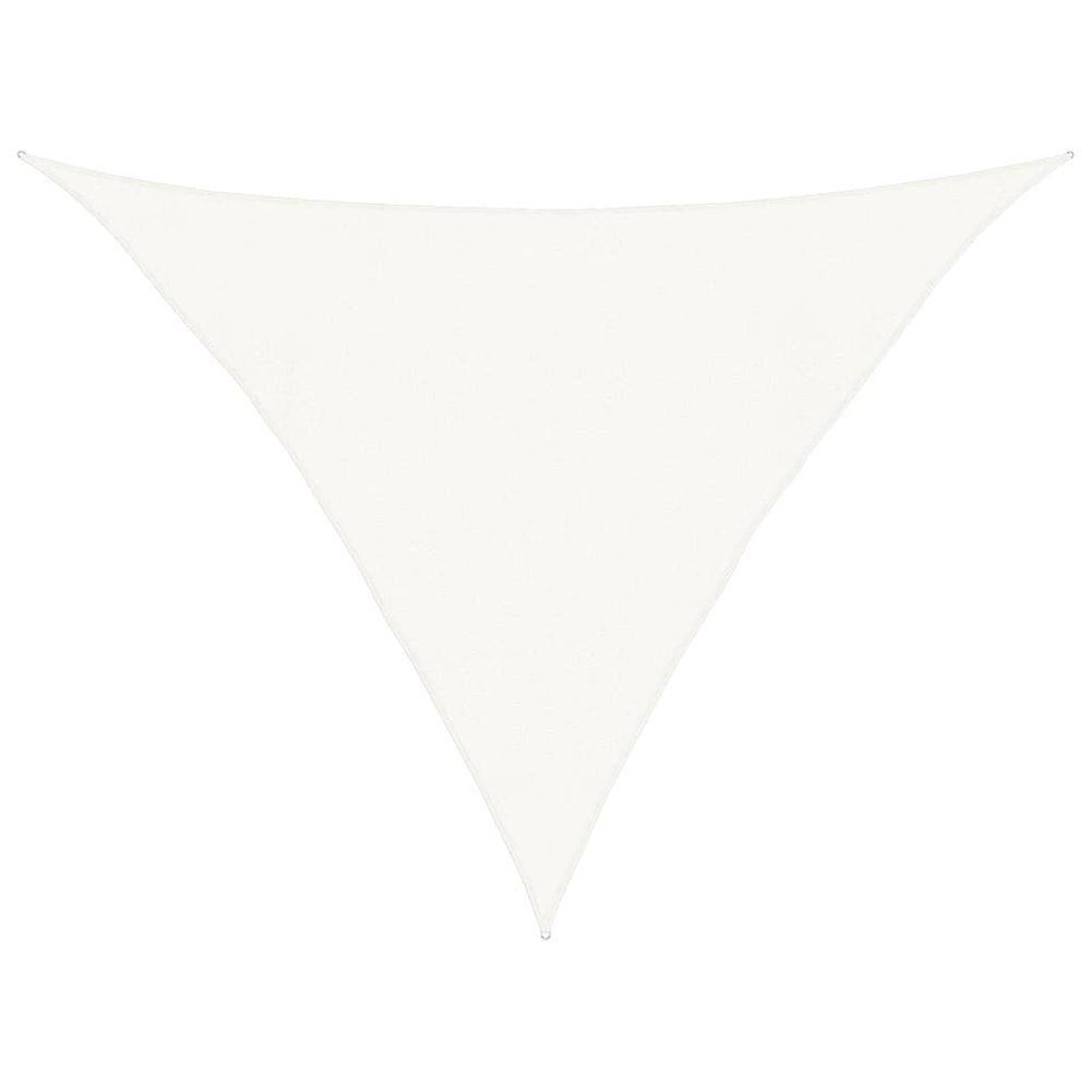 Voile d'ombrage 160 g/m² blanc 4x4x5,8 m pehd