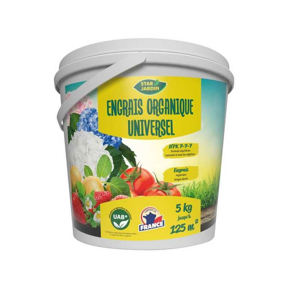 Engrais complet univer.uab777 5kg star jardin - uos5
