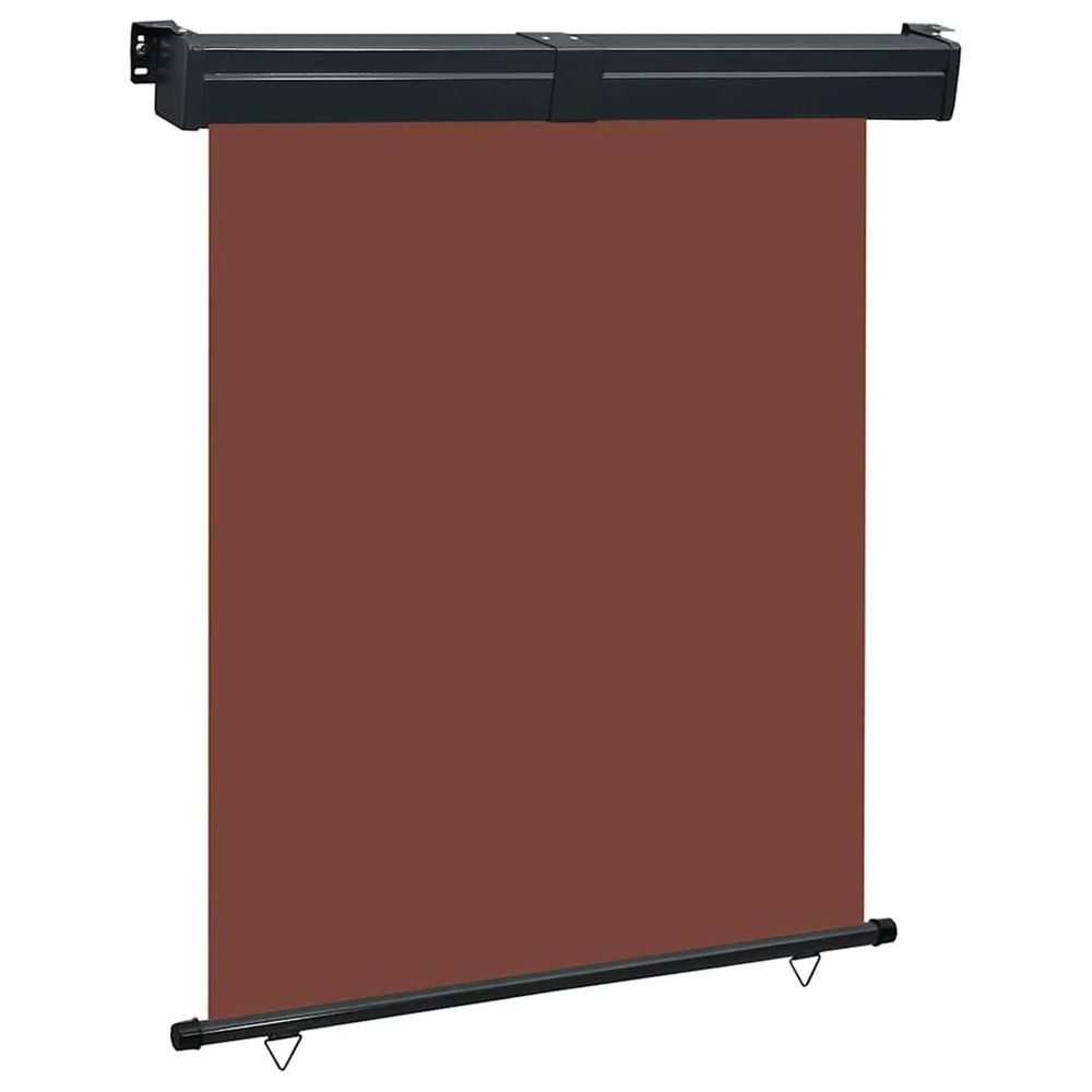 Auvent latéral de balcon 145x250 cm marron