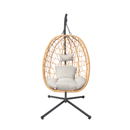 Fauteuil suspendu effet rotin cuzco