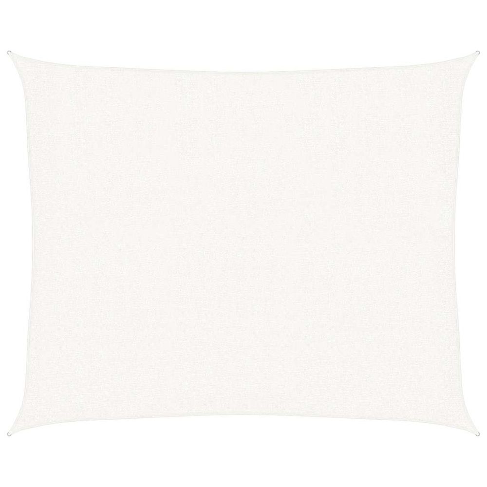 Voile d'ombrage 160 g/m² blanc 2,5x3 m pehd