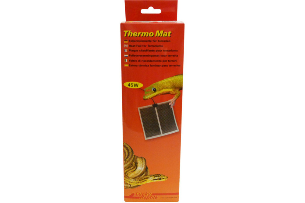 Tapis chauffant 45w pour terrarium - thermo mat 80 x 28 cm - chauffage pour reptiles (lézards, serpents), amphibiens et inverté