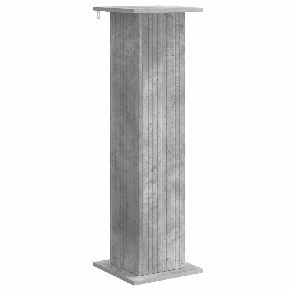 Support de plante gris béton 30,5 x 30 x 100,5 cm