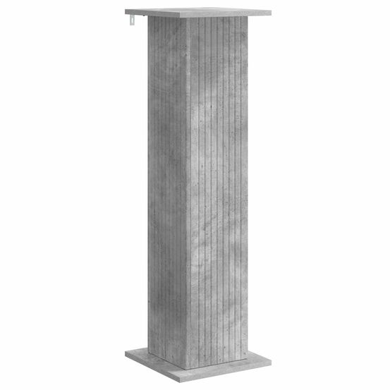 Support de plante gris béton 30,5 x 30 x 100,5 cm
