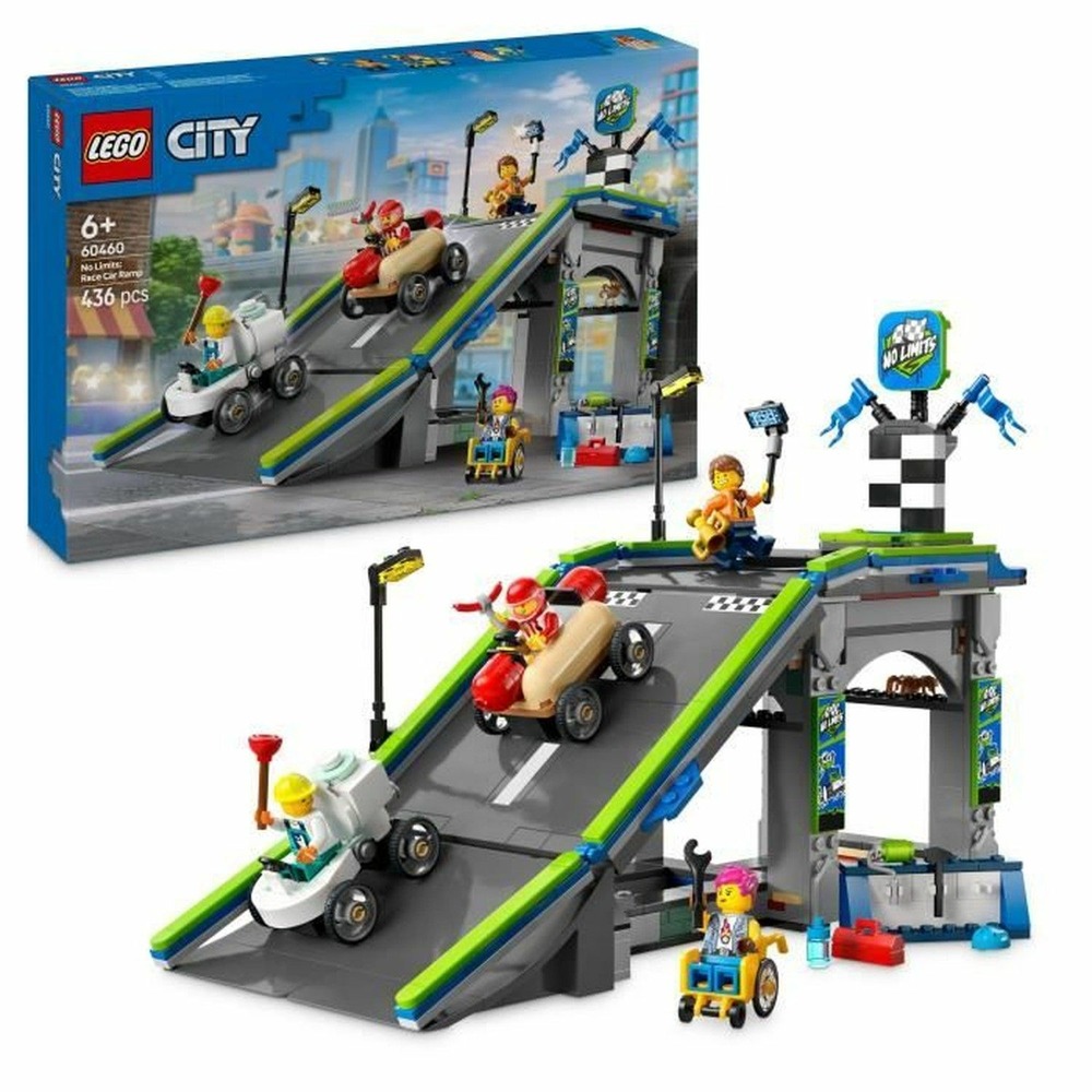 Lego city zéro limite : rampe pour bolides de course