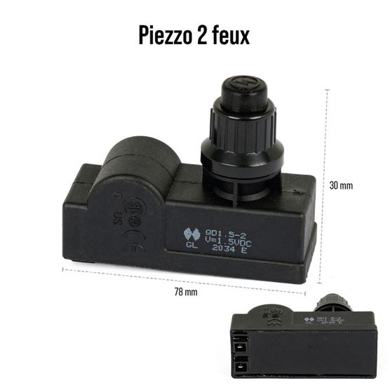 Bouton allumage piezzo 4f