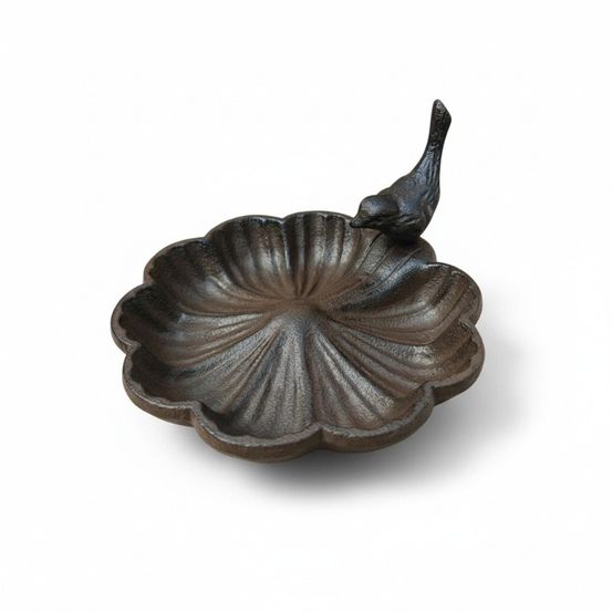 Mangeoire oiseaux fonte 12x18x16cm