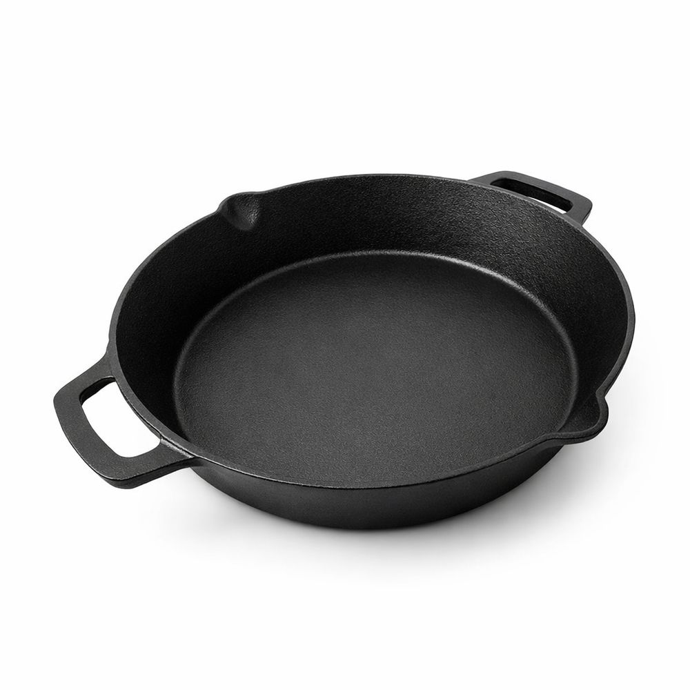Poêle en fonte patton pour barbecue - ø 31 cm