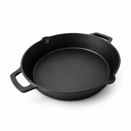 Poêle en fonte patton pour barbecue - ø 31 cm