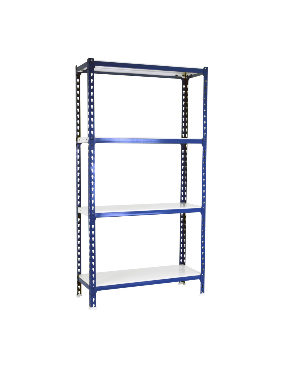 Etagère légère sans vis simonclick plus 4/500 1500 bleu/blanc bleu/blanc 1500x1000x500 - simonrack