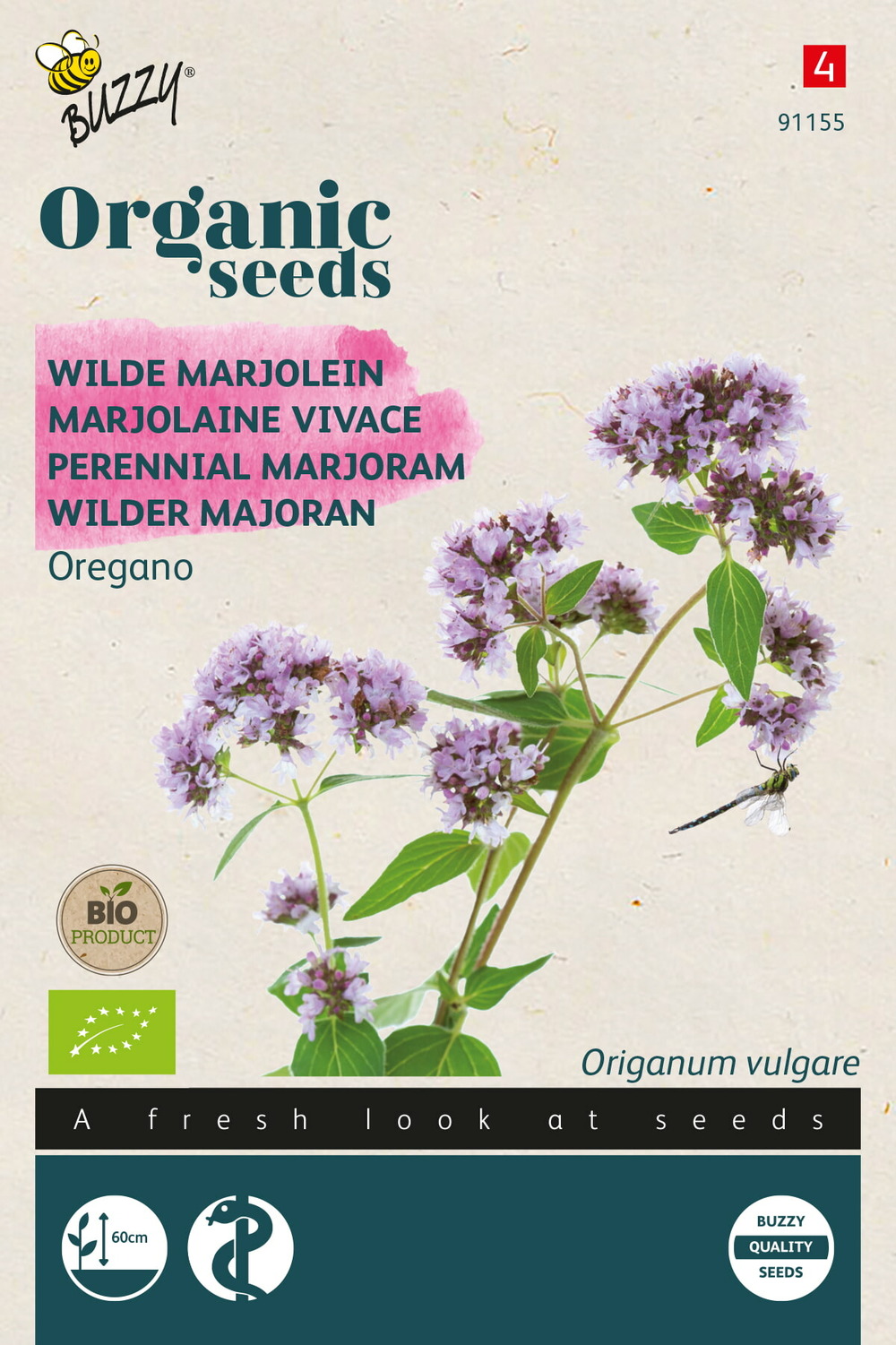 Buzzy organic marjolaine vivace – oregano (bio) - ca. 0,1 gr