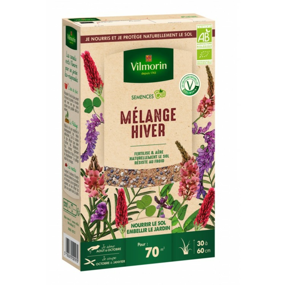 Les plantes utiles mã©lange hiver - bio - petit modã¨le