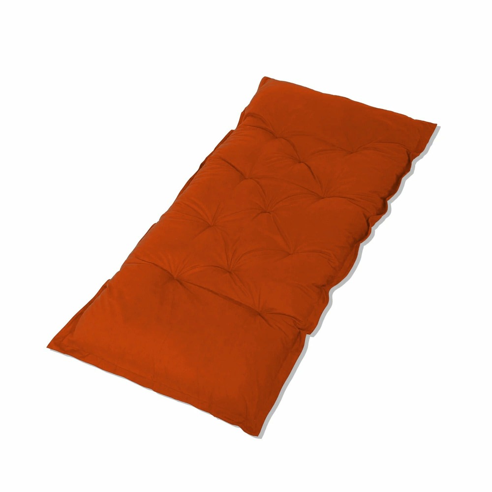 Futon xxl - matelas de sol 195x100cm - terracotta