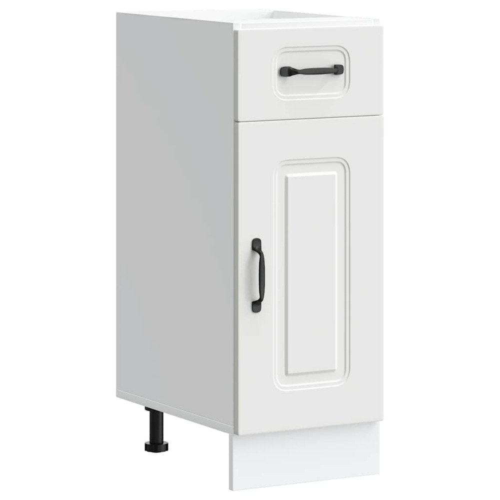 Armoire de cuisine kalmar blanc bois d'ingénierie