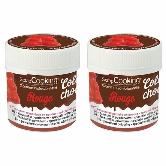 Colorant alimentaire liposoluble 10 g - rouge