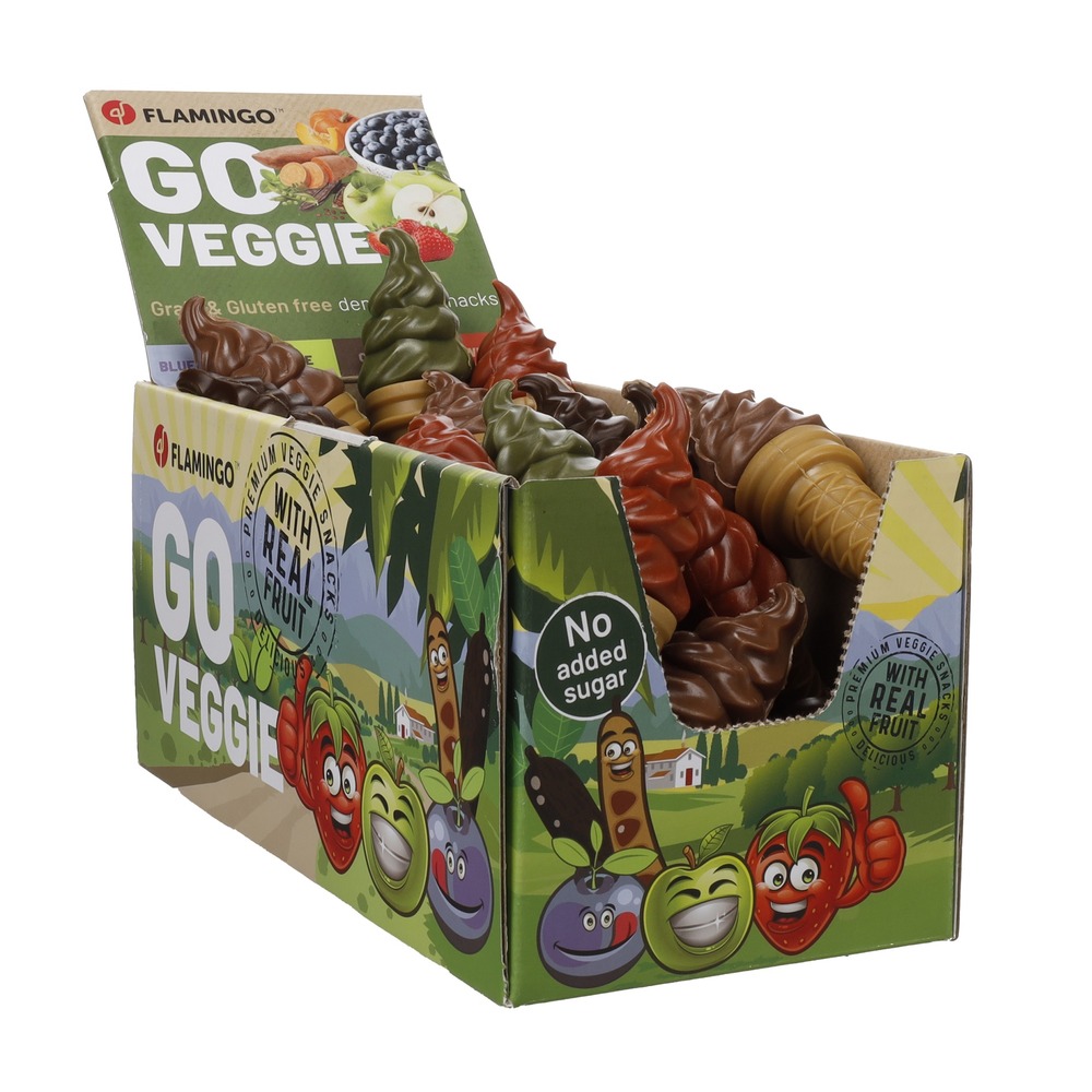 Friandises en lot pour chien veggie cornet à glace
