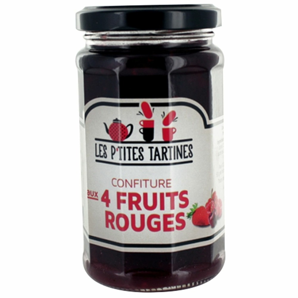 Confiture aux 4 fruits rouges - les p'tites tartines
