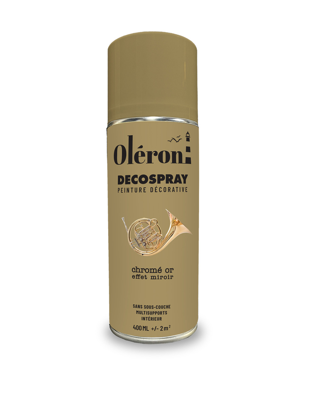 Aérosol technima décospray chromé or 400ml - technima