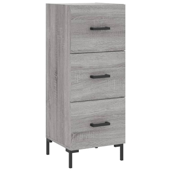 Buffet bahut commode armoire meuble de rangement organisateur cuisine salle de séjour salon sonoma 34,5 x 34 x 90 cm bois d'i
