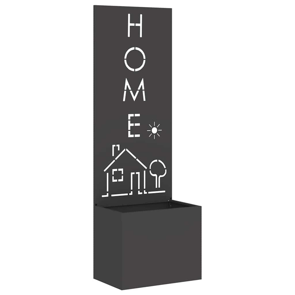 Écran de confidentialité de jardin fretwork noir 50 x 140 cm