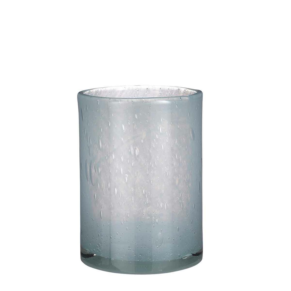 Mica decorations vase estelle - 17x17x23 cm - verre - transparent