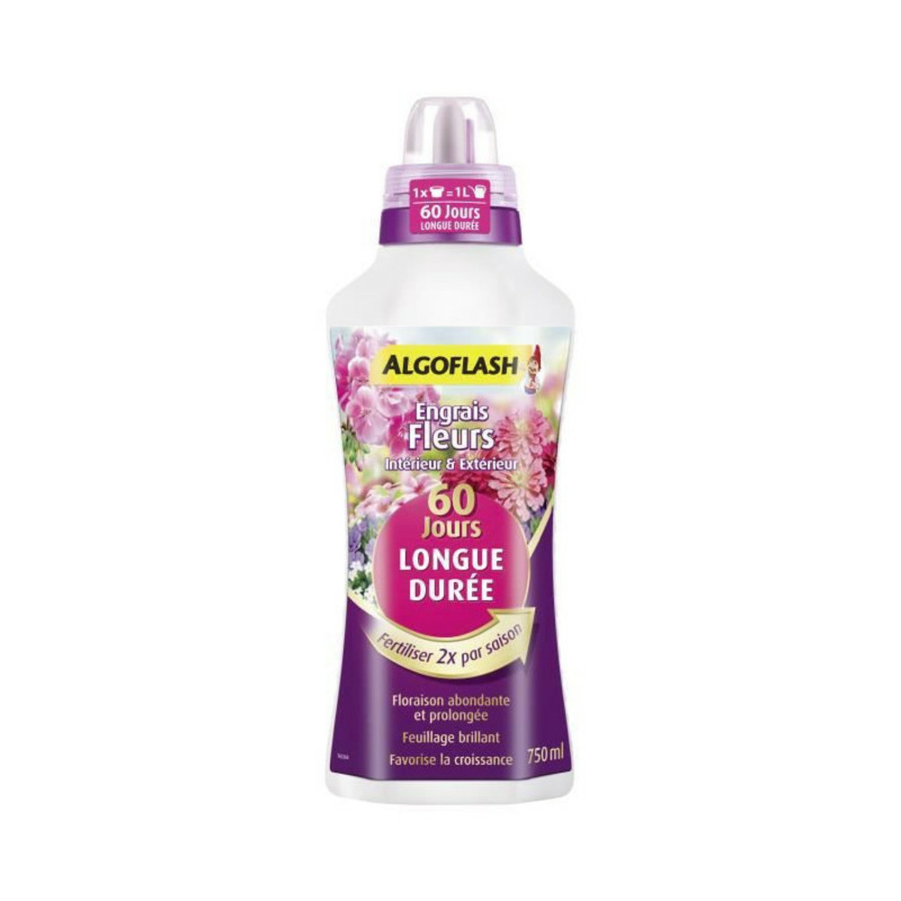 Engrais fleurs longue duree 60 jours 750 ml