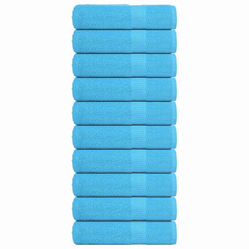 Serviettes de bain 10pcs frogn turquoise 100x150cm 100% coton