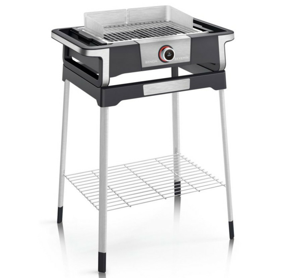 Severin barbecue électrique sur pieds 3000w noir/inox - pg8118