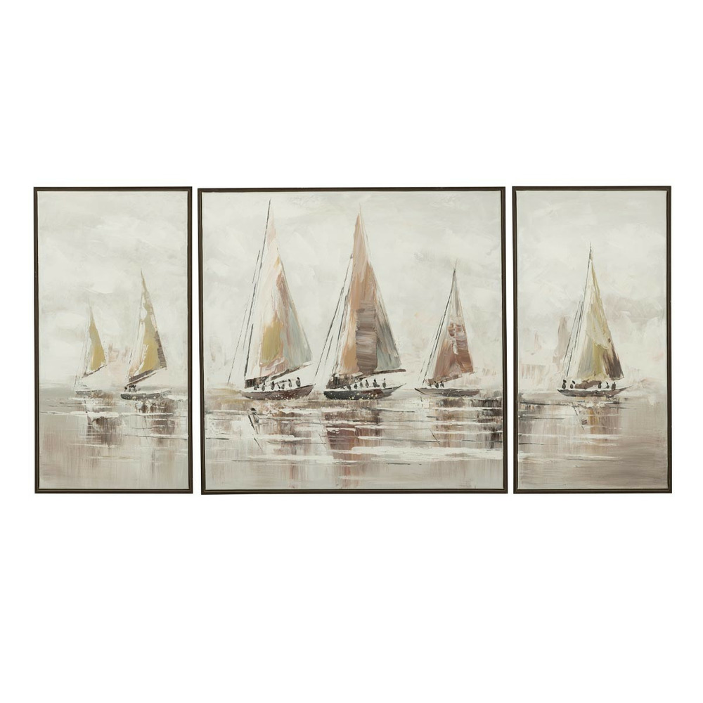 Lot de 3 tableaux peinture 