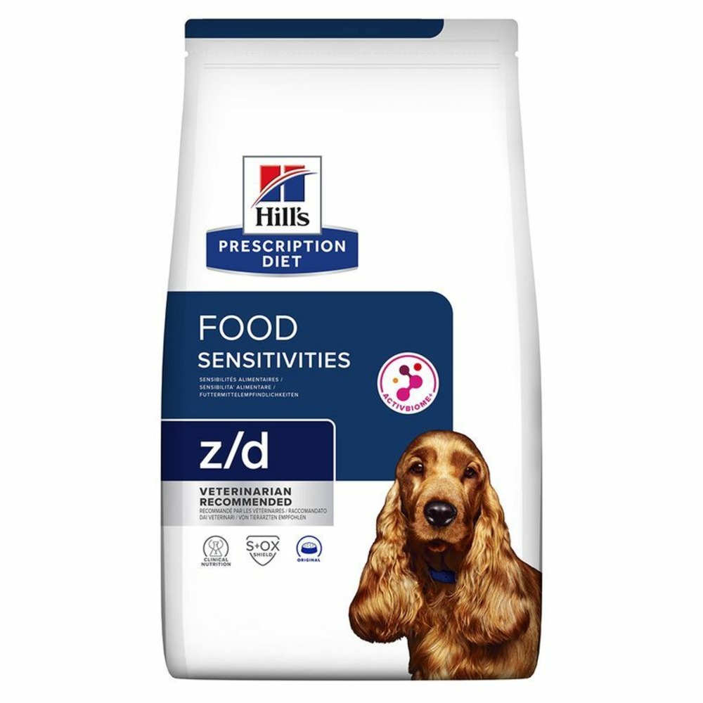 Croquettes chien adult prescription diets z/d food sensitivities - hill's 8 kg
