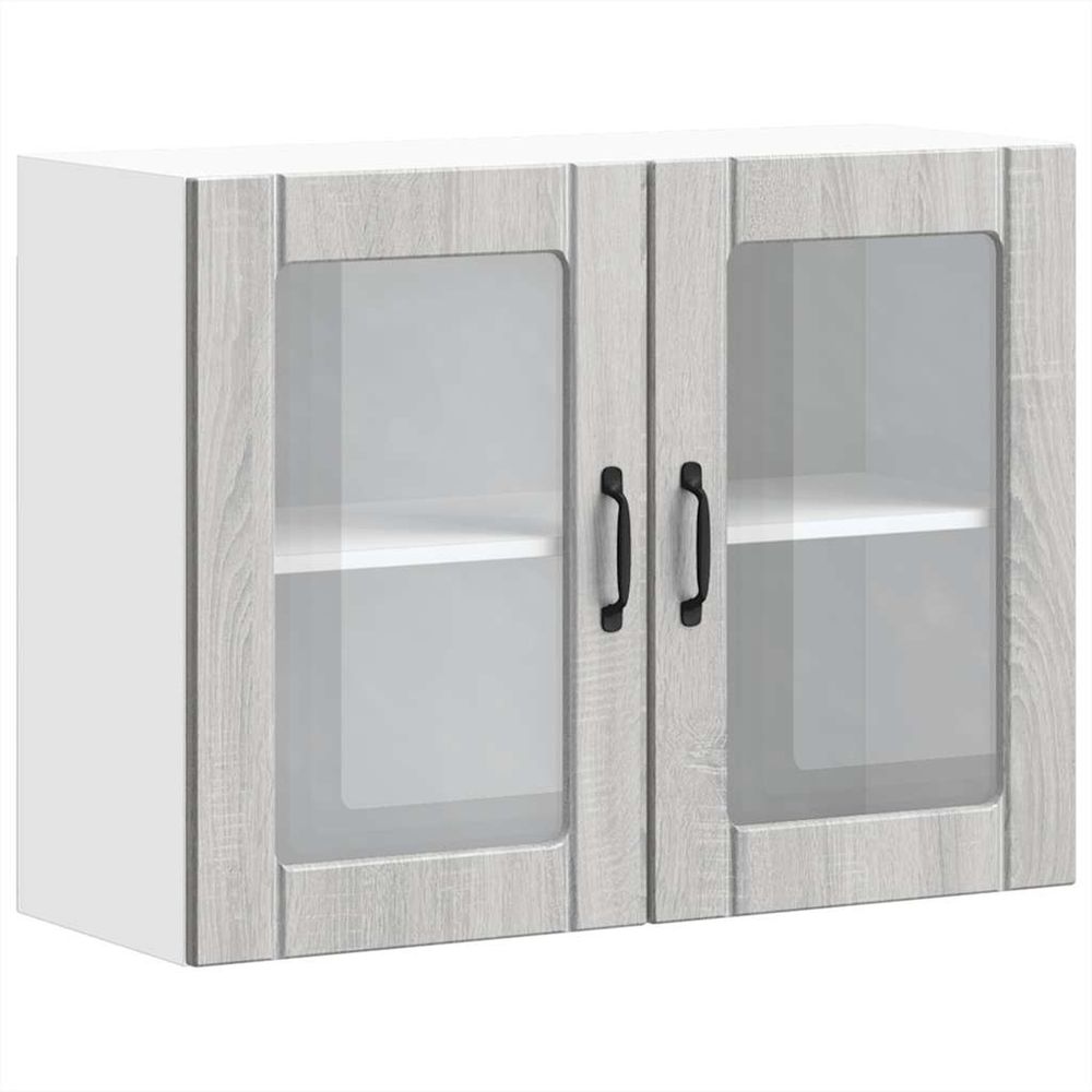 Armoire murale de cuisine avec porte vitrée 