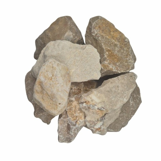 Big bag de +/- 1,5t pierre à gabion ocre beige ø 70/120 mm - livraison premium