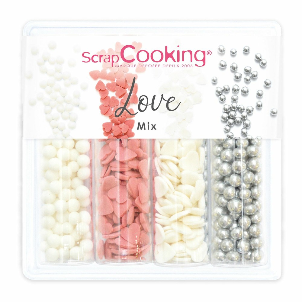 Mix de décors sucrés - amour