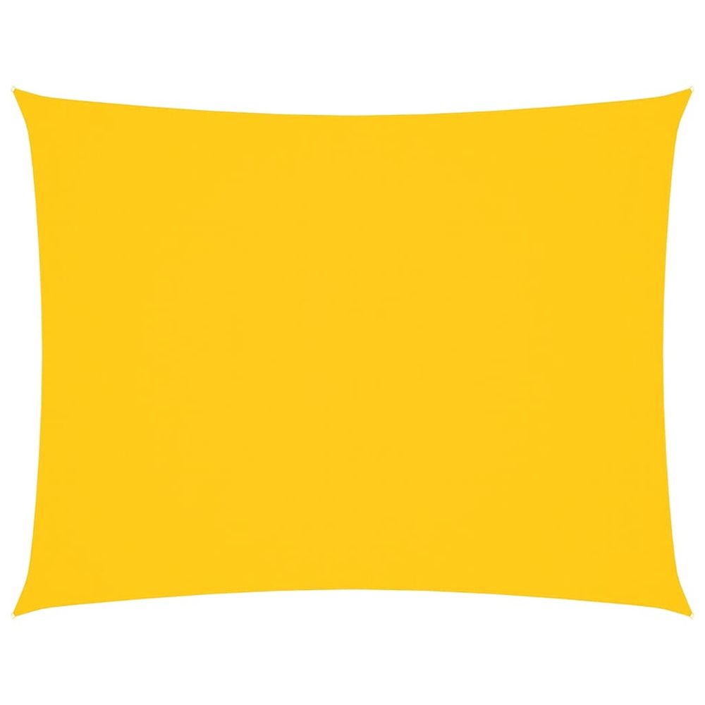 Voile de parasol tissu oxford rectangulaire 3x6 m jaune