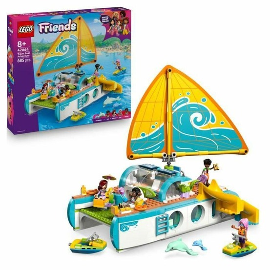 Lego friends l'aventure en bateau avec dauphins