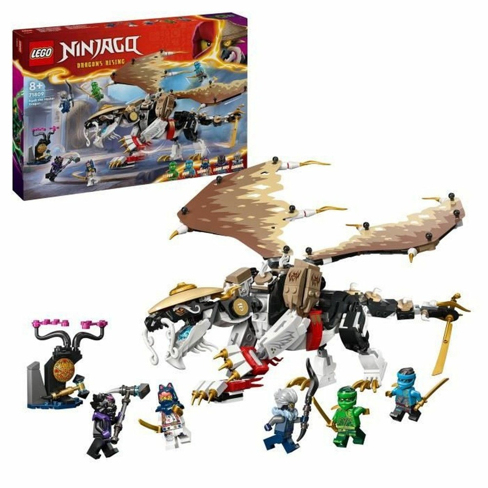 Lego ninjago egalt le maître dragon avec 5 minifigurines ninja