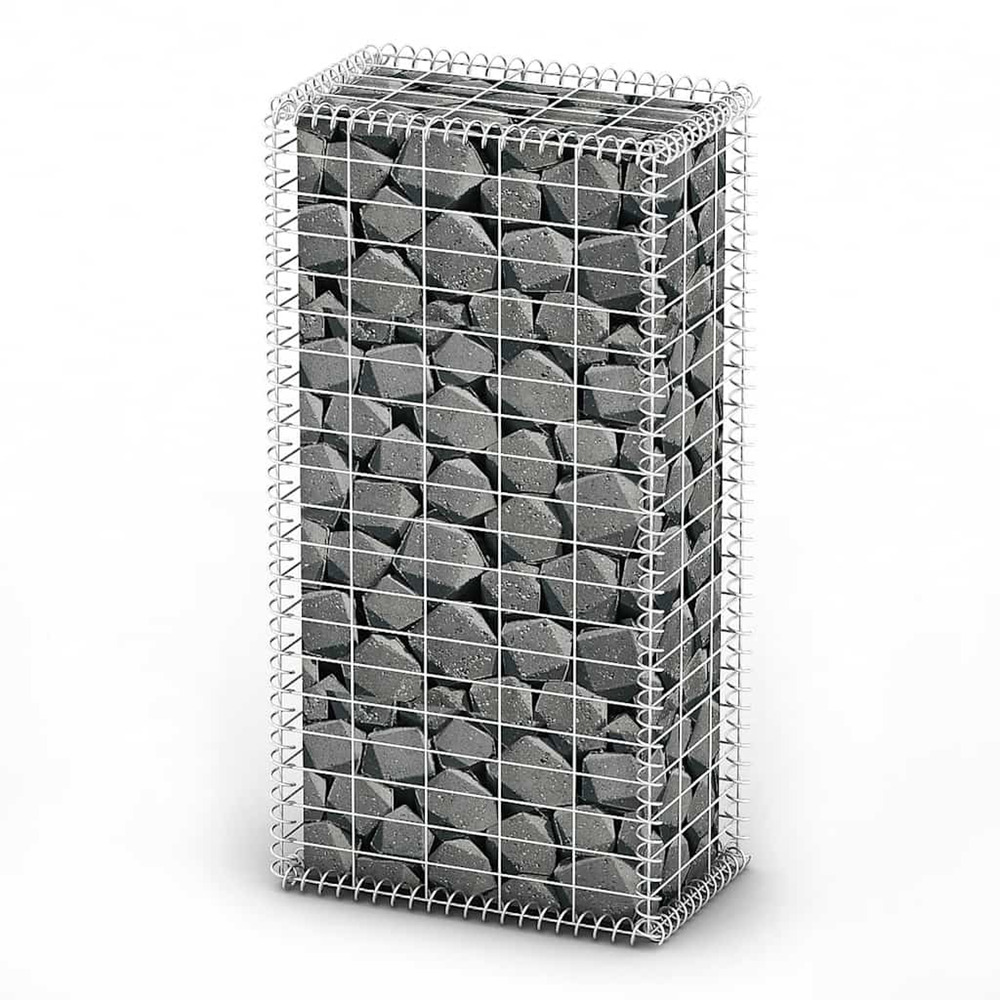 PANIER DE GABION AVEC COUVER 3-(864970)