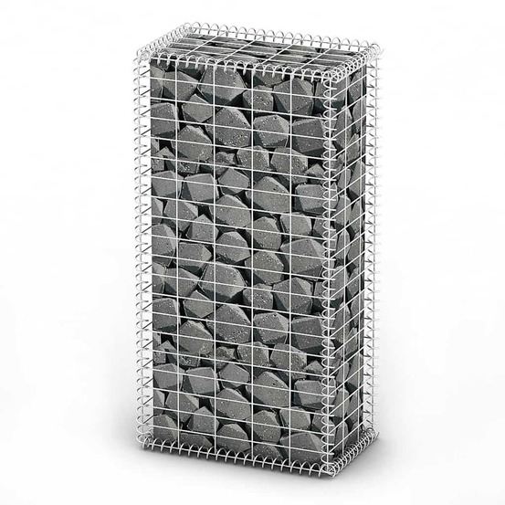 PANIER DE GABION AVEC COUVER 3-(864970)