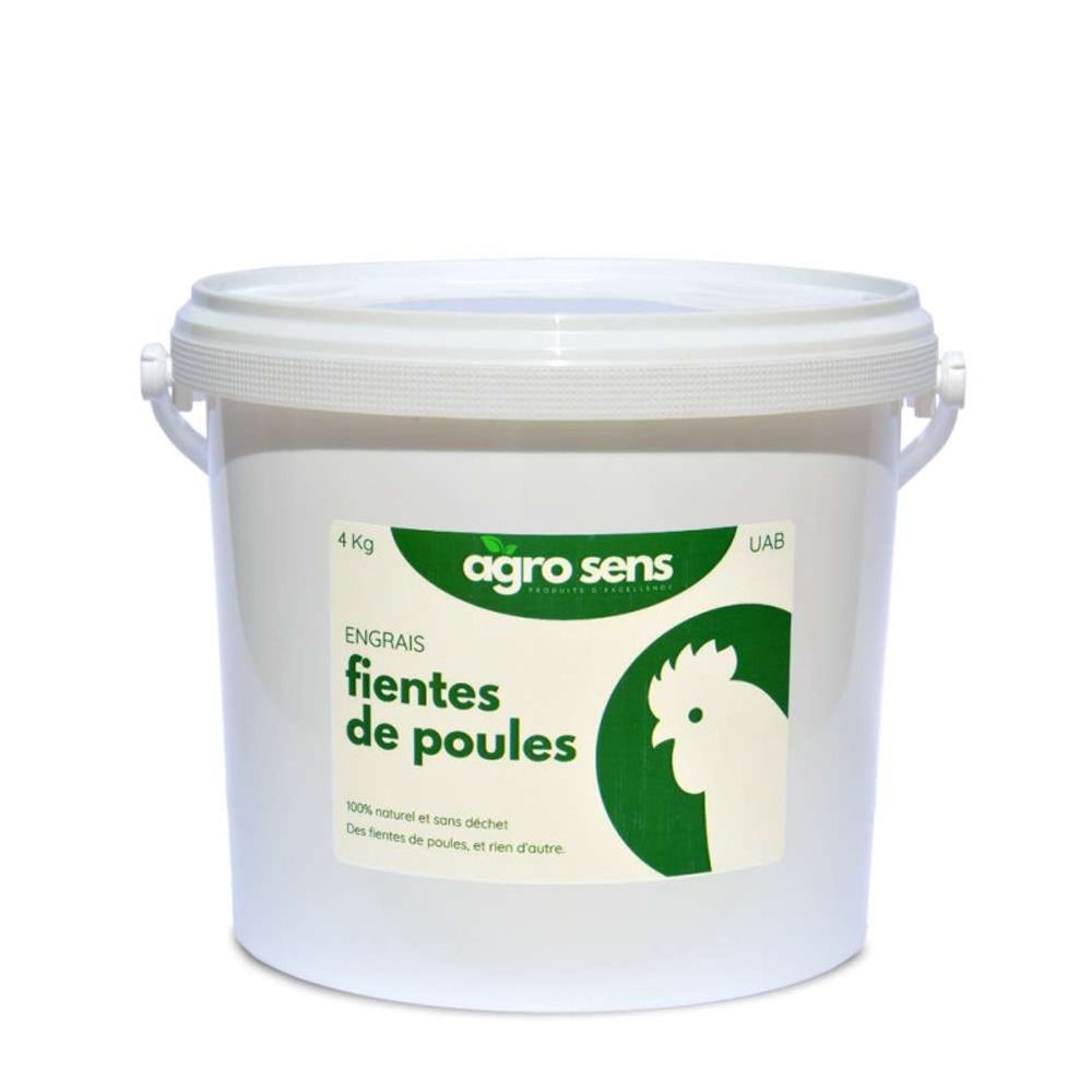 Engrais fientes de poules - seau 4 kg