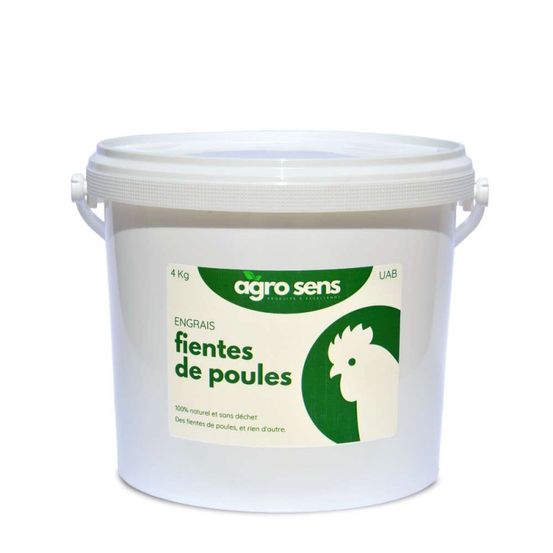 Engrais fientes de poules - seau 4 kg