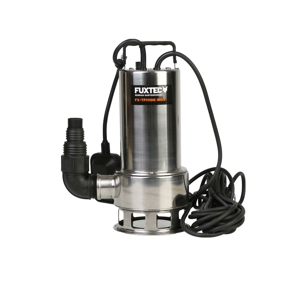 Pompe de relevage eaux usées -  fx-tp11100 - inox 1100w débit 15000 litres par heure