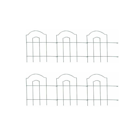 Bordure de jardin en métal lawn 3m lot de 6