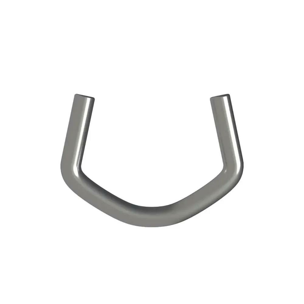 30 clips en acier pour grillage rouleau - forme c 1,8 x 1 cm