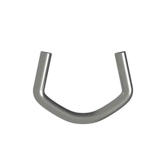 30 clips en acier pour grillage rouleau - forme c 1,8 x 1 cm