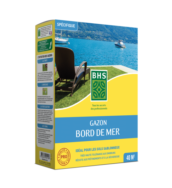 Gazon bord mer 1kg 40m2 /nc bhs - gbm1