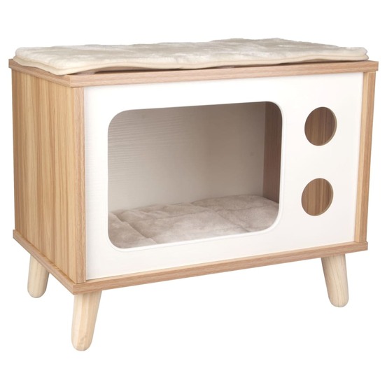 Meuble pour chat fino tv 50x29x41 cm marron