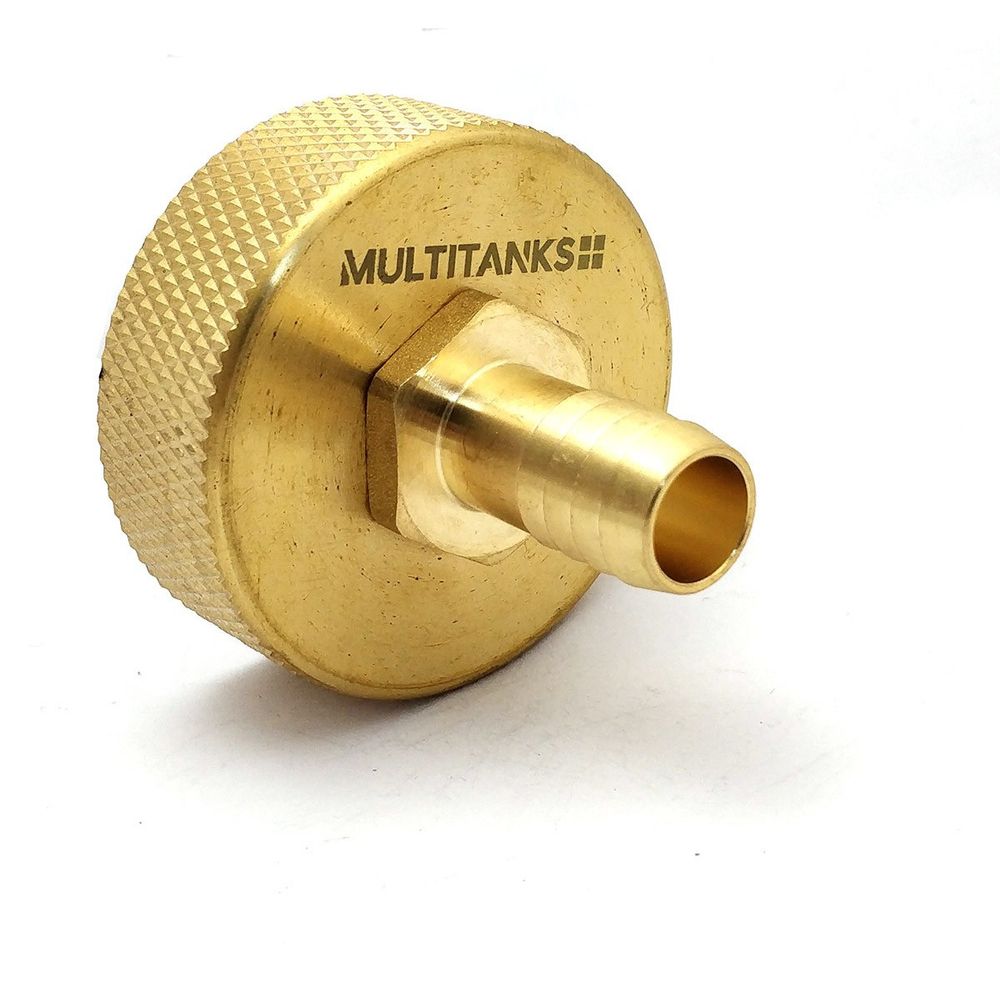 Raccord femelle s60x6 - embout cannelé 16mm en laiton